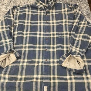 Vintage ABERCROMBIE & FITCH Men's 100% Cotton Flannel Button Up